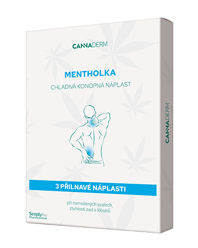 Mentholka chladivá konopná náplast 3ks