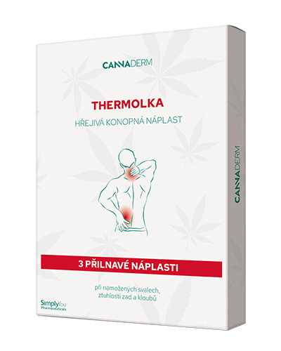 Thermolka hřejivá konopná náplast 3ks